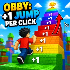 Play Obby: +1 Jump per Click now!