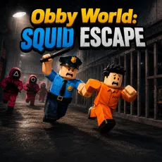 Play Obby World: Squid Escape now!